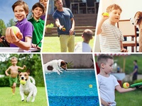 Balles de tennis en mousse PU Amrta OEM pour enfants, 61 mm, souples, élastiques, sans pression, durables, écologiques, portables, en vrac, outil d'entraînement en extérieur