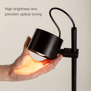 Aisilan Ống Kính Tối Giản Hiện Đại Ý Đèn Sàn Phòng Đọc Sách Vòm Kim Loại Đèn Sàn Góc Hiện Đại - Product Image 3