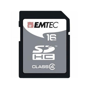 Emtec SDHC <b>Memory</b> <b>Card</b> 16GB Class 4 EliteSilver (ECMSD16GHC4) - Product Image 1