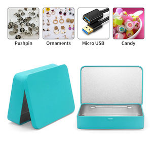 Изготовители, изготовленные по индивидуальному заказу, размер и печать, пищевая маленькая металлическая шарнирная упаковка, жестяная коробка - Product Image 6