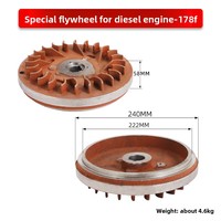 Spezielle luftgekühlte Dieselgenerator-Schwungrad-Maschinen starter teile für 170F/173F/178F/186F/188F/192F für die Baufarm