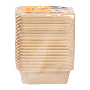 Organizador de vajilla de cocina para el hogar, contenedor de comida rápida, Biodegradable, artículo de almidón de maíz, desechable - Product Image 1