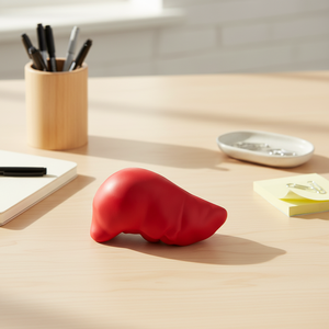 Bola Stres Bentuk Hati dari Busa PU yang Dapat Disesuaikan dengan Cetak Logo, Pereda Stres Portabel - Product Image 6