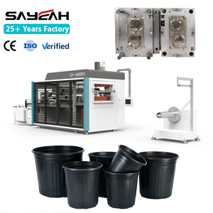 Machine automatique de fabrication de gobelets en plastique, machine de thermoformage multifonction pour pots de semis en plastique - Product Image 1