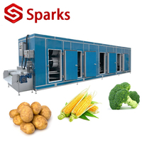 Ligne de production entièrement automatique de frites de pommes de terre surgelées |   Machine industrielle de fabrication de chips de pommes de terre