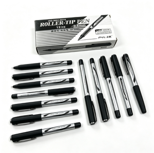 Promotional Custom Plastic Ballpoint <b>Pens</b> Roller Tip <b>Pen</b> 0.5mm Ball <b>Pens</b> Bullet Tip for Office and School - Product Image 2