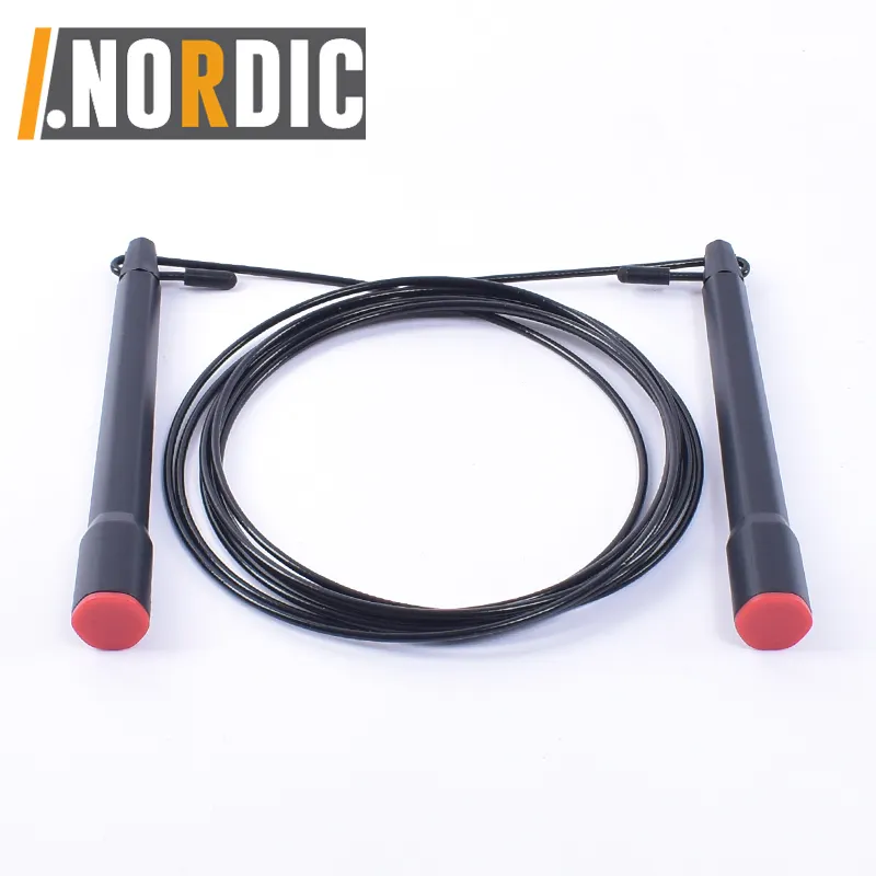 Speed Jump Rope - Blazing Fast Jumping Ropes - Endurance Workout for Boxing, MMA, Martial Arts or Just Staying Fit - Adjustable