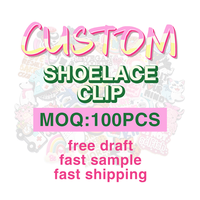 Breloques de luxe personnalisées en gros pour lacets de chaussures, accessoires de chaussures en PVC avec boutons, fleurs et ornements mignons pour lacets