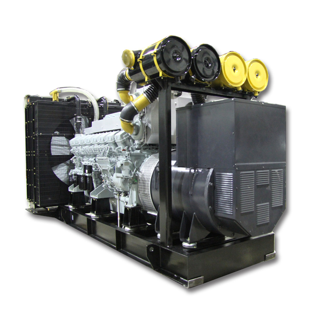 Mitsubishi 1740KVA 1392KW Diesel Generator MSW-1740T5 PRP with GTL POWER 50Hz 1500rpm Speed