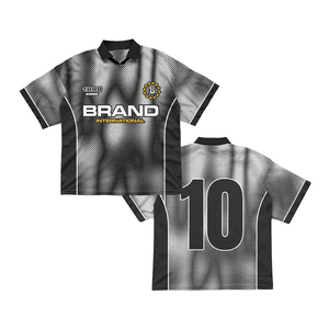Maglia Streetwear Personalizzata Oversize per Football Americano e Polo Retrò da Calcio per Uomo/Donna - Product Image 1