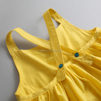 Robe à bretelles en coton pour bébé, mignonne, décontractée, d'été, pour petites filles, vêtements pour nourrissons et enfants
