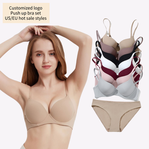Ensemble Lingerie Sexy avec Soutien-Gorge à Bretelles Réglables, Respirant, Doux, à Armatures de Maintien, Anti-Affaissement, Remonte-<span class=keywords><strong>Seins</strong></span> - Product Image 3