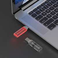 UM69 akrilik USB, pena Drive usb ramping dengan logo LED kustom 2.0 3.0 Mini akrilik 8Gb 16Gb 32G 64Gb 128Gb