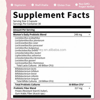 Complément de Probiotiques de Fermentation Lactobacillus Reuteri 6 Milliards de Probiotiques en Capsules pour l'Équilibre du pH
