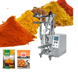 Automatic small pouch sachets chilli pepper powder packing machine spice powder filling packaging machine