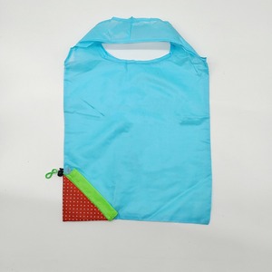 Custom Striped <b>Long</b> Handle Foldable Eco-friendly Ripstop Reusable Shopping <b>Bags</b> with Extra Large Shoulder Closure Polyester - Product Image 5