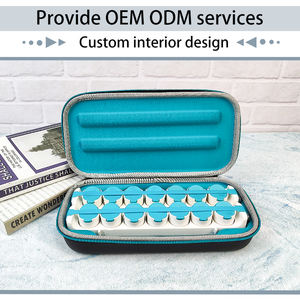 Hochwertige tragbare Medizin Aufbewahrung koffer Wasser abweisende Pille Fall Medizin Organizer Box EVA Medizin liefert Fall - Product Image 3