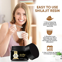 Résine de Shilajit de l'Himalaya en gros OEM, liquide oral avec acide fulvique, compléments alimentaires purs de Shilajit pour la santé du système immunitaire