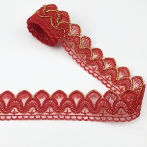 Grosir 5cm aksesoris garmen renda Trim bordir pengantin renda perbatasan potong bordir indah renda Trim - Product Image 1
