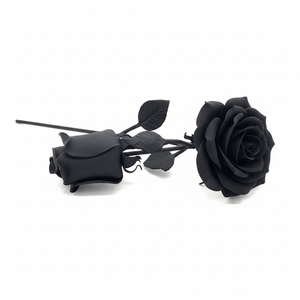 Precio atractivo Llamativo Forjado a mano Hierro forjado Rosa Flores decorativas Flores y plantas decorativas artificiales - Product Image 1