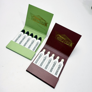 Cajas de cerillas de madera plegables personalizadas para Navidad, regalos de agradecimiento para clientes de negocios, cerillas de madera seguras - Product Image 3