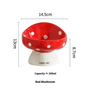 Hund Keramik Slant Mund Halswirbel säule Schutz Trink futter Becken Reiss chale Fest Wasserdicht IPX5 Haustier bedarf Großhandel - Product Image 6