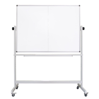 Tableau blanc mobile double face de grande taille de haute qualité sur chevalet, tableau blanc sur chevalet durable de grande taille