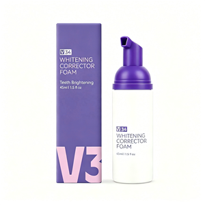 Espuma Correctora Blanqueadora <span class=keywords><strong>V34</strong></span> 45ml, Mousse Blanqueadora Dental para Eliminar Manchas y Refrescar el Aliento - Product Image 1