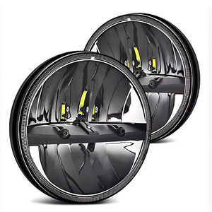 ไฟหน้ารถยนต์ Wukma ขนาด 7 นิ้ว แบบ LED ทรงกลม แสงสูง-ต่ำ 12V 6000K 3000 ลูเมน หลอด H4 ใช้ได้กับรถยนต์ทั่วไป ของใหม่ - Product Image 6