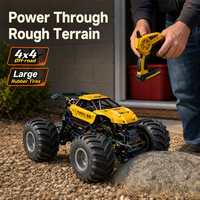 Voiture RC tout-terrain Xtreme Orange à double mode, rotation à 360 degrés, propulsion double face, jouet lumineux, vente en gros