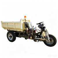 Tricycle cargo diesel chinois économique de 2,5 tonnes, 3 roues, pour usage agricole et d'ingénierie, modèle ZL250II avec pompe à moteur et roulement d'engrenage