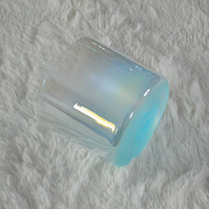 Cuenco para cantar de cristal curativo con sonido HF Aqua Ombre, luz cósmica, cuenco de sonido de cristal transparente alquímico, cuenco para cantar de cuarzo para meditación - Product Image 2