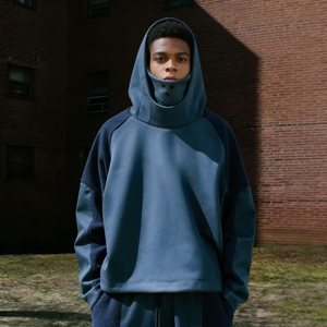 Sudadera <span class=keywords><strong>con</strong></span> <span class=keywords><strong>Capucha</strong></span> para Hombre, Diseño Personalizado <span class=keywords><strong>con</strong></span> Logotipo OEM, Doble Capa, Transpirable, <span class=keywords><strong>con</strong></span> Ojales, Panel de Felpa Tejida - Product Image 2