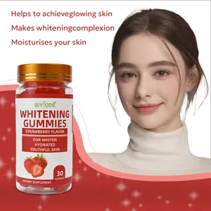 BIYODE Skin Whitening Product Wholesale Custom Private Label Healthcare Supplement Glutathione Vitamins Collagen Gummies