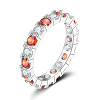 Bague en diamant de laboratoire, diamant de qualité supérieure, anneaux géométriques pour couple, anneaux unisexes populaires, argent sterling S925