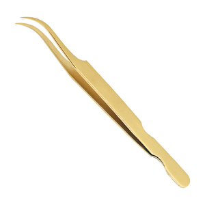 Pinzas para pestañas con agarre cómodo, adecuadas para uso doméstico o profesional. Suministro de fábrica. Pinzas para extensiones de pestañas con agarre fino. - Product Image 5