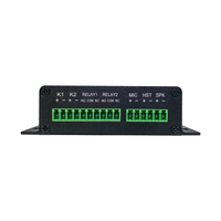 Vnetpa NS-T21 Gateway de Llamadas IP de 15W con 2 Entradas de Alarma IO y 2 Salidas de Relé para Sistema de PA IP