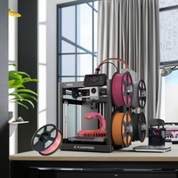 Imprimante 3D FDM Flashforge AD5X 4 couleurs 2025, nouvelle, avec nivellement automatique, plateau chauffant, vitesse maximale de 600 mm/s, buse haute température, garantie 1 an, PLA, USB