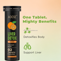 Comprimés Effervescents Personnalisés OEM/ODM avec Vitamine C 1000mg, Chardon-Marie, Ail et Gingembre pour la Croissance Capillaire, Sans Gluten, Naturels