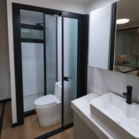Maisonnette préfabriquée modulaire de 20 pieds avec salle de bain pour suite d'hôtes ou studio de jardin
