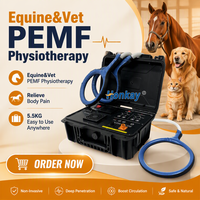 Appareil PEMF personnalisé avec logo pour chevaux et chiens, soulagement de la douleur, relaxation musculaire, usage vétérinaire.