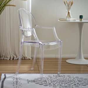 Wholesale Clear Acrylic Crystal Resin Event Tiffany Chiavari Transparent Plastic Hotel Banquet <b>Chair</b> - Product Image 3
