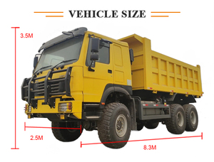 Nouveau modèle Howo 400HP Camion benne 400HP Confort & Sécurité Conduite à gauche Camions benne 400HP - Product Image 6
