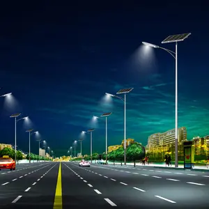 Ucuz fiyat uzun ömürlü galvanizli çelik kutup sokak lambası yol ışığı kutup