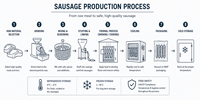 Solution de stockage frigorifique pour viandes transformées, chambre froide pour jambon, pour le stockage et la conservation des produits carnés