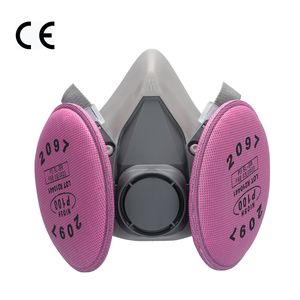 หน้ากากป้องกันก๊าซพิษแบบครึ่งหน้าหน้ากากช่วยหายใจชนิดใยหินครึ่งหน้า6000 CE - Product Image 4