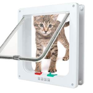 Puerta de vidrio deslizante para mascotas, barrera automática para perros y gatos - Product Image 6