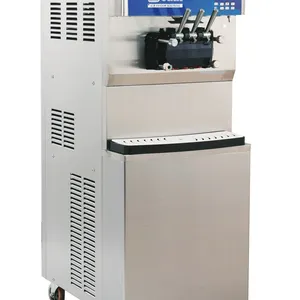 Italian Ice Cream Machine Soft Ice Cream Making Machine Three Flavors Soft Serve Machine For Ice Cream Business