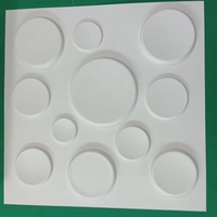 Panneau mural en PVC 3D 50*50CM, imperméable, mat doré, pour décoration murale intérieure et fond de canapé, fabriqué en plastique durable