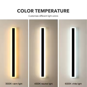 新製品屋外屋内<span class=keywords><strong>110V</strong></span> <span class=keywords><strong>220V</strong></span>リニアウォールストリップライト3000 4000 6000Kガーデンロング<span class=keywords><strong>LED</strong></span>ウォールコンスランプ - Product Image 4